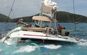 Boat Damage Inspection in British Virgin Islands